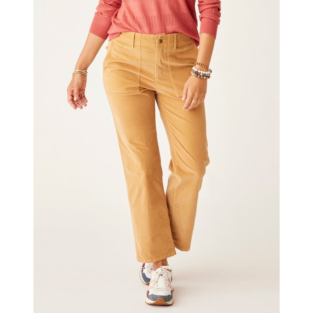 NWT Carve Designs Women's Corey Butter Pants - Size 10 - Camel - Picture 2 of 10